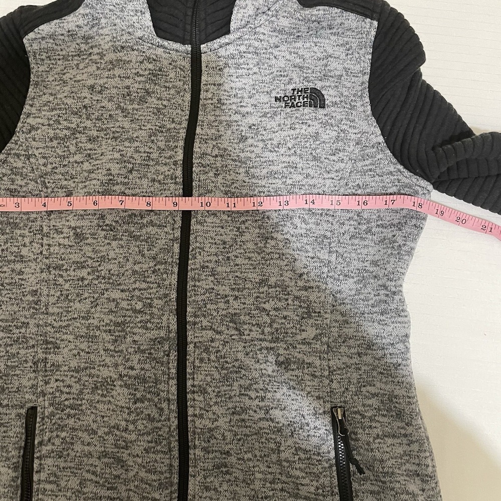 The North Face Womens Fleece Lined Jacket small Gray outdoor Hooded Gorpecore - Picture 8 of 8